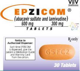 Generic Epzicom(tm) 600mg+300mg (60 Pills)
