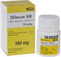 Generic Dilacor XR (tm)  180mg (90 pills)