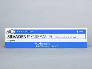 Generic Silvadene (tm)  1% Cream - 25gm (5 tubes)